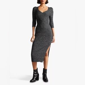 Ted Baker Women's‎ size 12 TB 4 Chelsiy Wool & Cashmere Blend Knit Sweater Dress